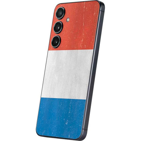 Netherlands Flag Distressed Galaxy S25 Plus Skin